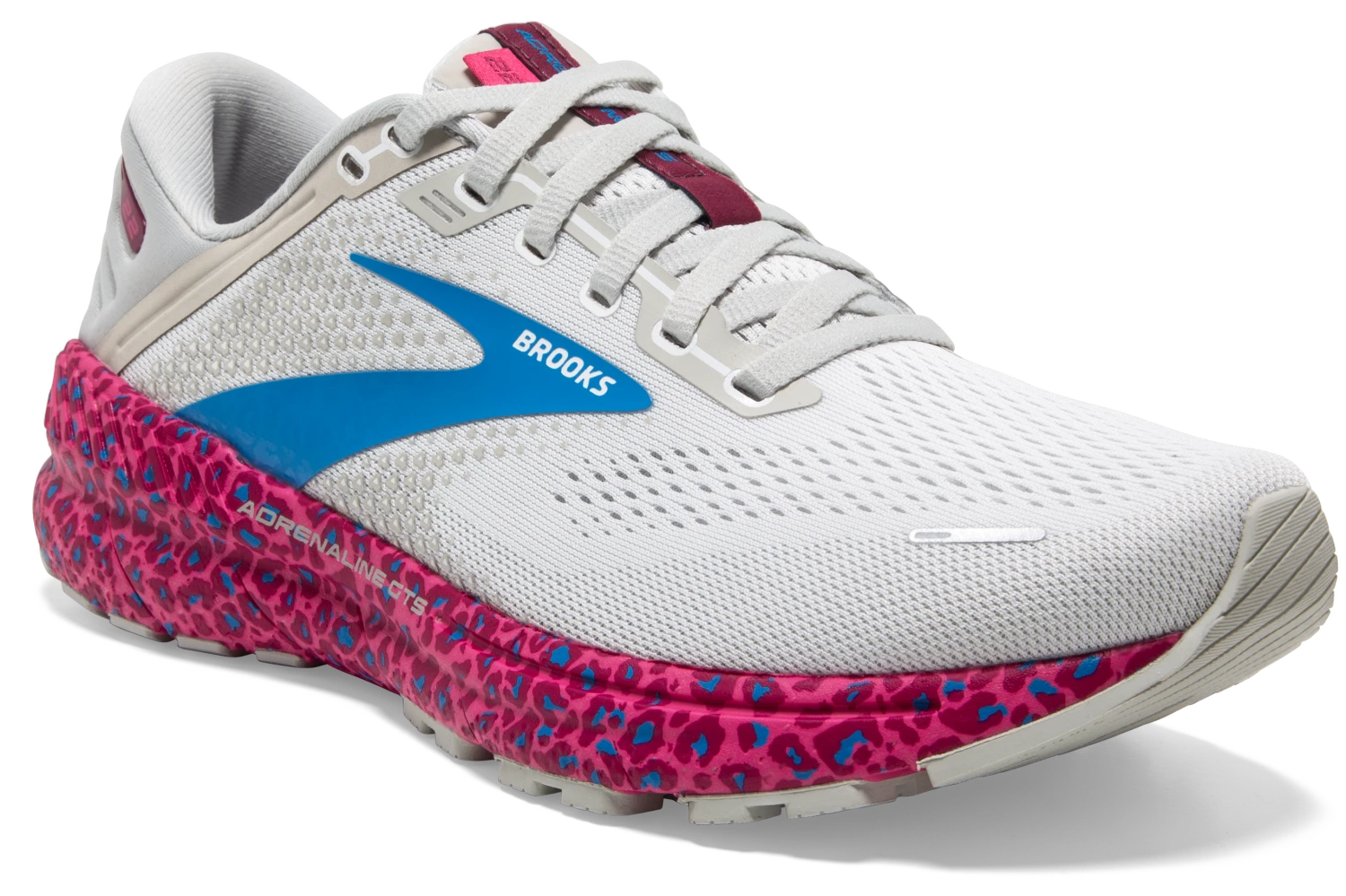 BROOKS Women's Adrenaline GTS 22 (160 - White/Oyster/Brilliant) 1 BROOKS Women's Adrenaline GTS 22 (160 - White/Oyster/Brilliant)