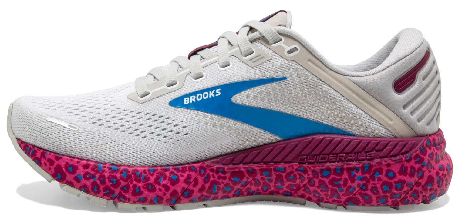 BROOKS Women's Adrenaline GTS 22 (160 - White/Oyster/Brilliant) 3 BROOKS Women's Adrenaline GTS 22 (160 - White/Oyster/Brilliant) - Image 3