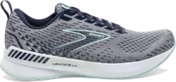 BROOKS Women's Levitate 5 GTS (069 - Grey/Peacoat/Blue Light)