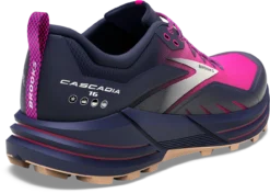 BROOKS Women's Cascadia 16 (425 - Peacoat/Pink/Biscuit) -BROOKS Shop 120363 425 H Cascadia 16