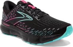 BROOKS Women’s Glycerin 20 (005 - Black/Blue Light/Pink) -BROOKS Shop 120369 005 A Glycerin 20