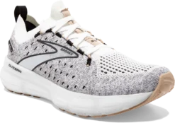 BROOKS Women's Glycerin 20 Stealthfit (163 - White/Black/Cream) -BROOKS Shop 120372 163 A Glycerin StealthFit 20