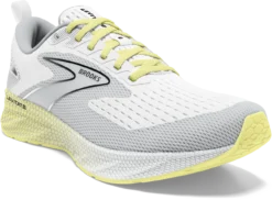 BROOKS Women's Levitate 6 (137 - White/Oyster/Yellow) -BROOKS Shop 120383 137 A Levitate 6