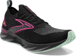 BROOKS Women's Levitate Stealthfit 6 (011 - Black/Pink) -BROOKS Shop 120385 011 A Levitate StealthFit 6