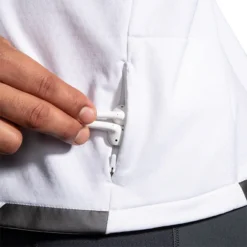 Brooks Men's Run Visible Thermal Hoodie - White/Asphalt/Nightlife (211411134) -BROOKS Shop 211411 134 D2 Run Visible Thermal Hoodie