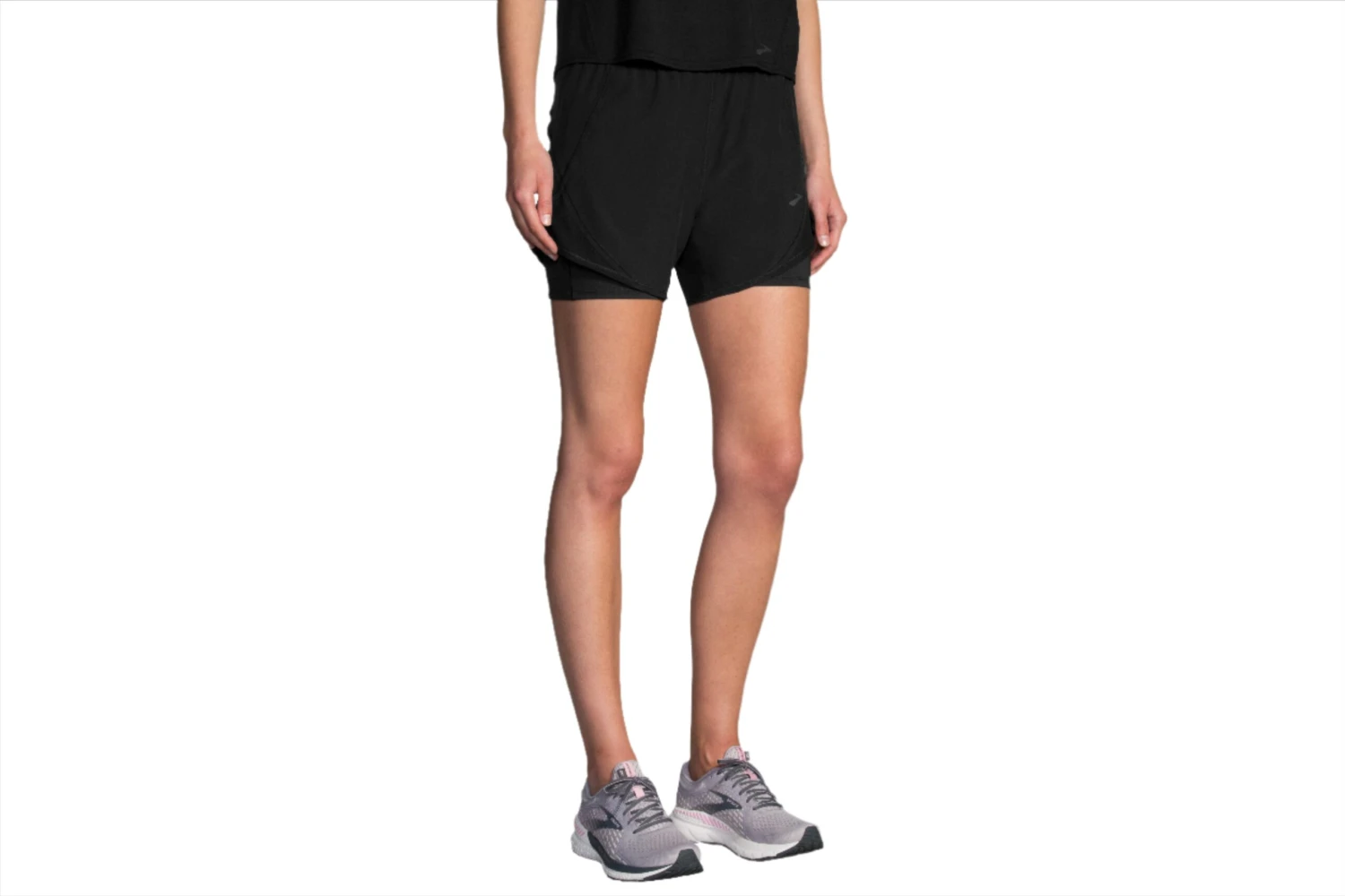 Brooks Women's Chaser 5" 2-IN-1 Short - Black (221464001) 1 Brooks Women's Chaser 5" 2-IN-1 Short - Black (221464001)