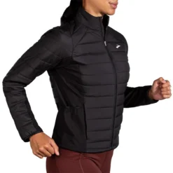 Brooks Women's Shield Hybrid Jacket - Black (221557001) -BROOKS Shop 221557 001 MV Shield Hybrid Jacket 2