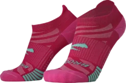 BROOKS Ghost Lite No Show Sock 2-Pack (612 - Pink/Salt & Light Grey/Salt) -BROOKS Shop 280496 612 D2 Ghost Lite No Show 2 Pack