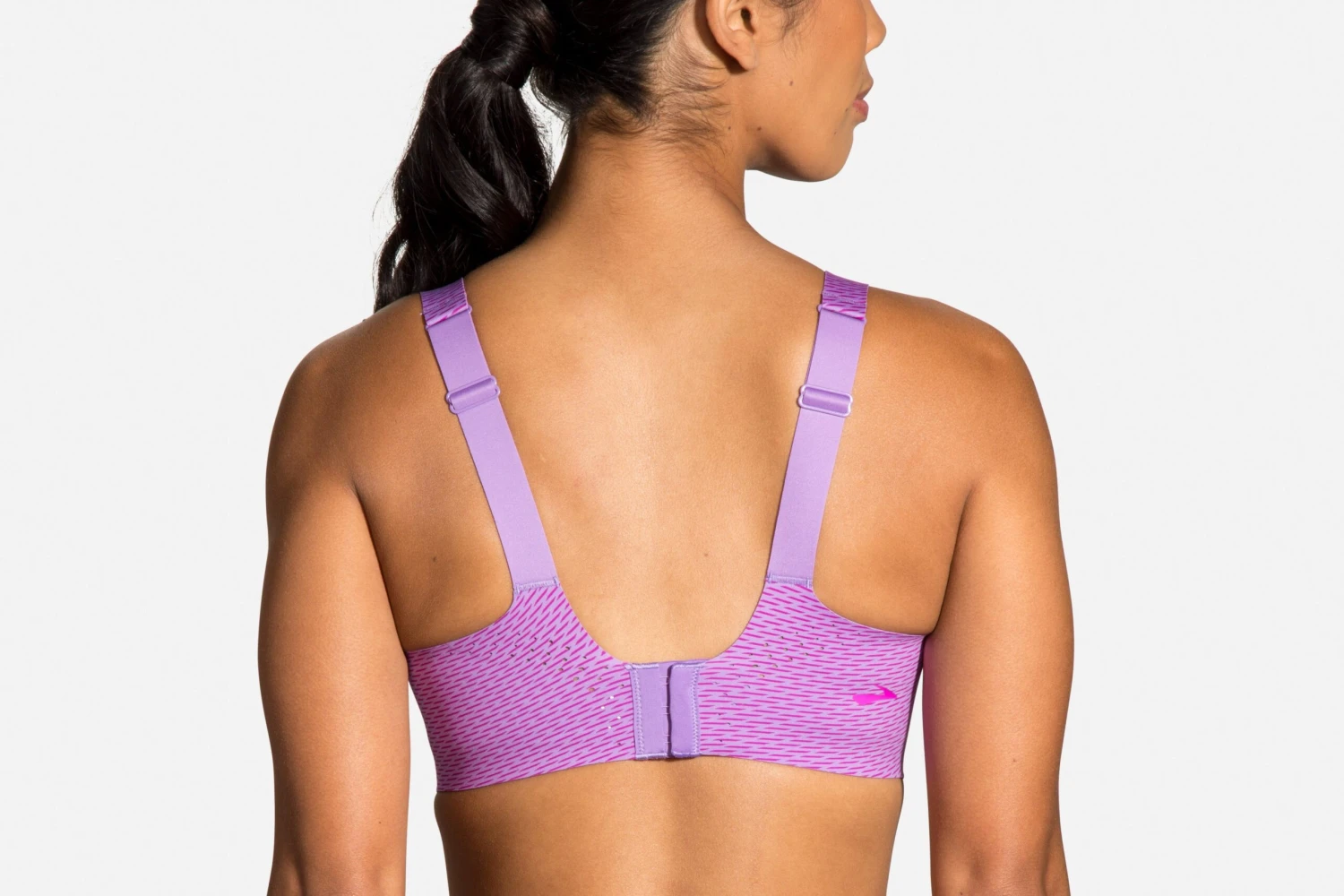 Brooks Dare Scoopback Run Bra - Heliotrope (350077519) 2 Brooks Dare Scoopback Run Bra - Heliotrope (350077519) - Image 2