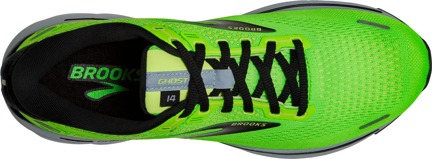 BROOKS Men's Ghost 14 (310 - Green Gecko/Blue/Black) 5 BROOKS Men's Ghost 14 (310 - Green Gecko/Blue/Black) - Image 5