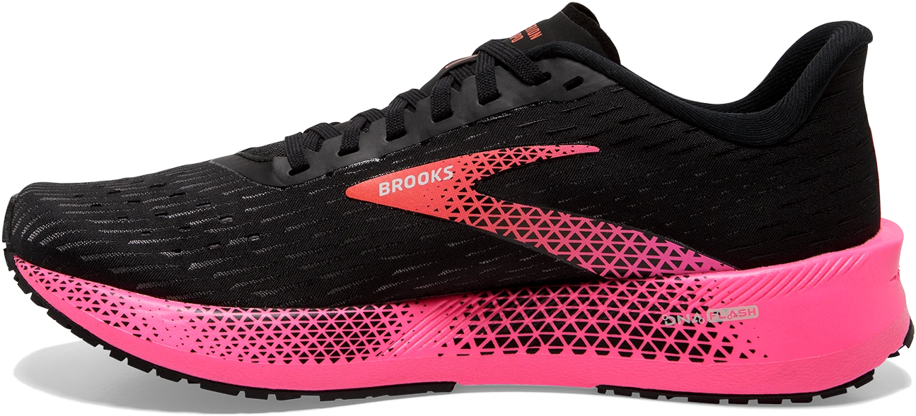 BROOKS Women’s Hyperion Tempo (086 - Black/Pink/Hot Coral) 5 BROOKS Women’s Hyperion Tempo (086 - Black/Pink/Hot Coral) - Image 5
