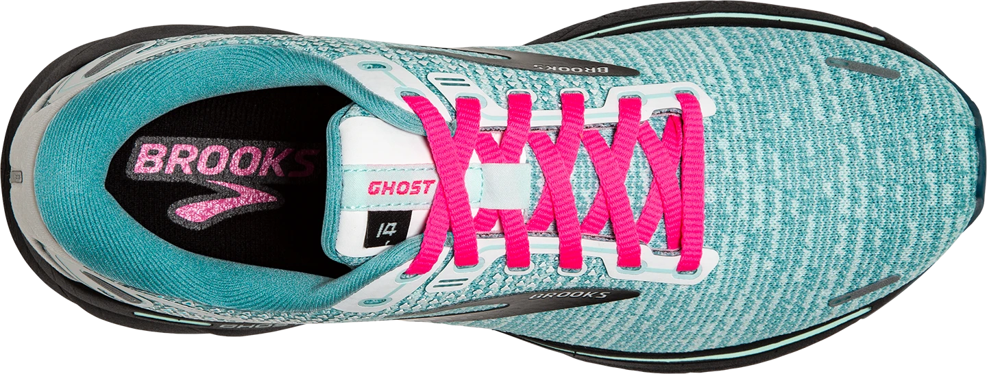 BROOKS Women's Ghost 14 (141 - White/Black/Blue Light) 6 BROOKS Women's Ghost 14 (141 - White/Black/Blue Light) - Image 6