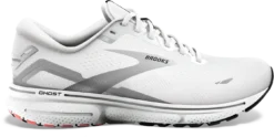 BROOKS Men's Ghost 15 (184 - White/Black/Flame)