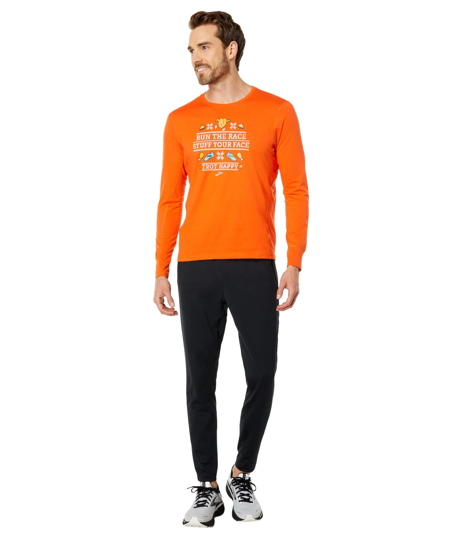 Brooks Distance Graphic Long Sleeve 4 Brooks Distance Graphic Long Sleeve - Image 4