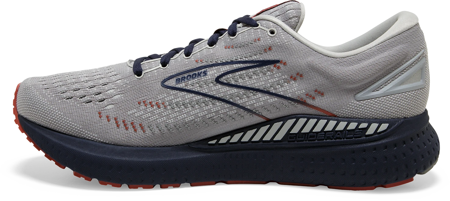 BROOKS Men's Glycerin GTS 19 (002 - Grey/Alloy/Peacoat) 2 BROOKS Men's Glycerin GTS 19 (002 - Grey/Alloy/Peacoat) - Image 2