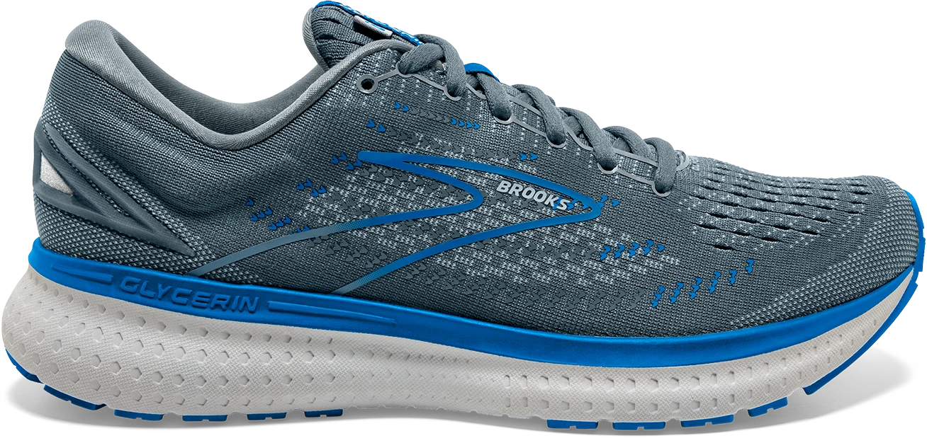 BROOKS Men’s Glycerin 19 (095 - Quarry/Grey/Dark Blue) 1 BROOKS Men’s Glycerin 19 (095 - Quarry/Grey/Dark Blue)