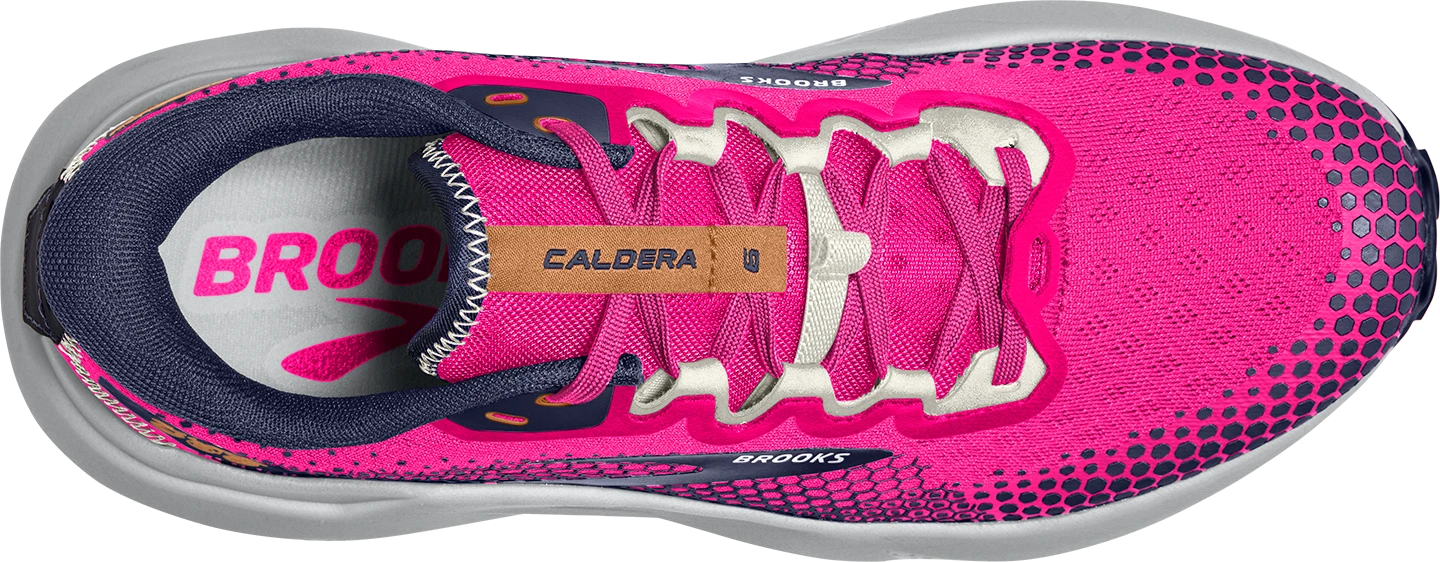 BROOKS Women’s Caldera 6 (645 - Pink Glo/Peacoat/Marshmallow) 5 BROOKS Women’s Caldera 6 (645 - Pink Glo/Peacoat/Marshmallow) - Image 5
