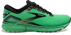 BROOKS Men's Ghost 15 (360 - Green/Black/Sharp Green)