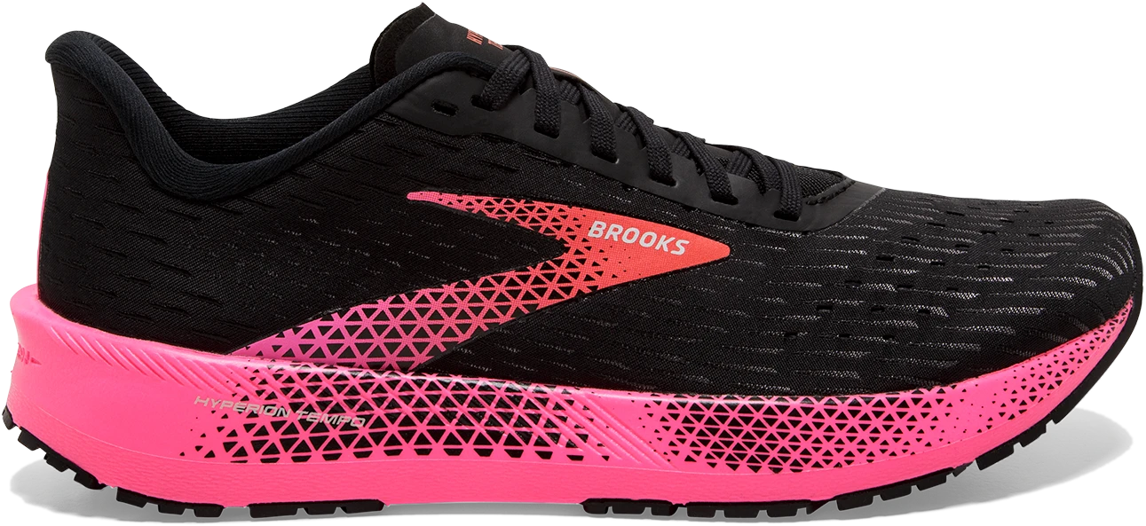 BROOKS Women’s Hyperion Tempo (086 - Black/Pink/Hot Coral) 1 BROOKS Women’s Hyperion Tempo (086 - Black/Pink/Hot Coral)