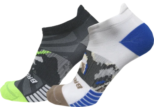 BROOKS Ghost Lite No Show Sock 2-Pack (131 - Summit Swirls 23) -BROOKS Shop ACC652A4 5C07 4D8A 949F CBBFCA9EFC13