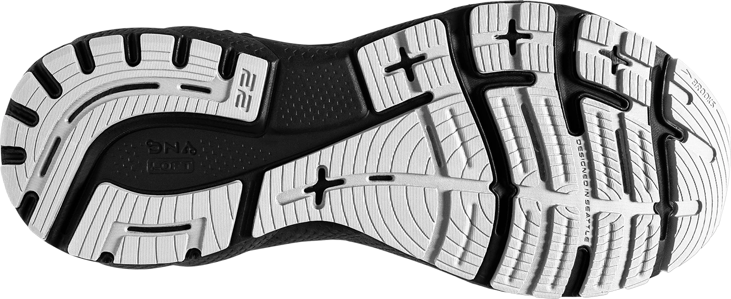 BROOKS Women's Adrenaline GTS 22 (135 - White/Grey/Black) 6 BROOKS Women's Adrenaline GTS 22 (135 - White/Grey/Black) - Image 6