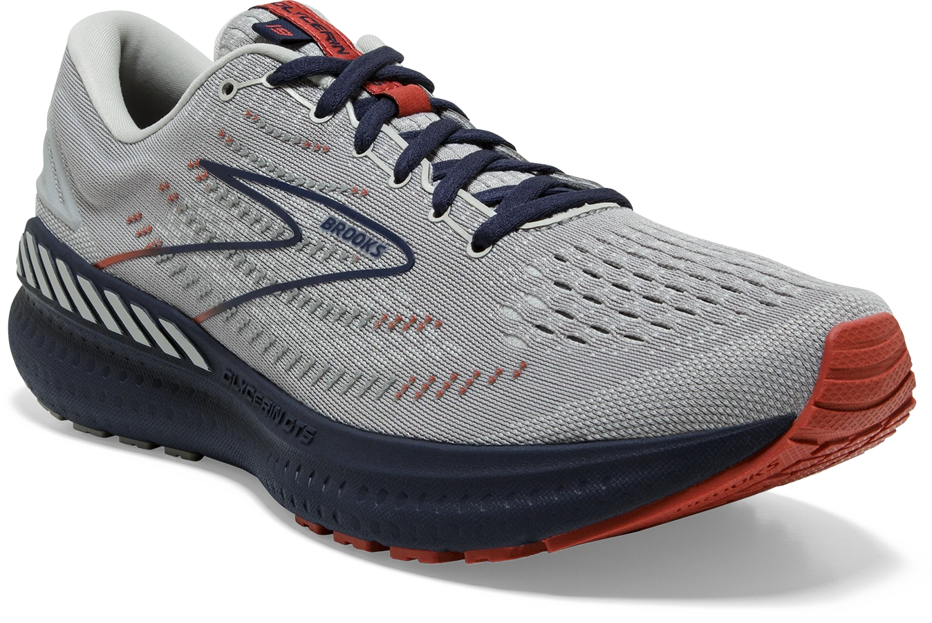 BROOKS Men's Glycerin GTS 19 (002 - Grey/Alloy/Peacoat) 3 BROOKS Men's Glycerin GTS 19 (002 - Grey/Alloy/Peacoat) - Image 3