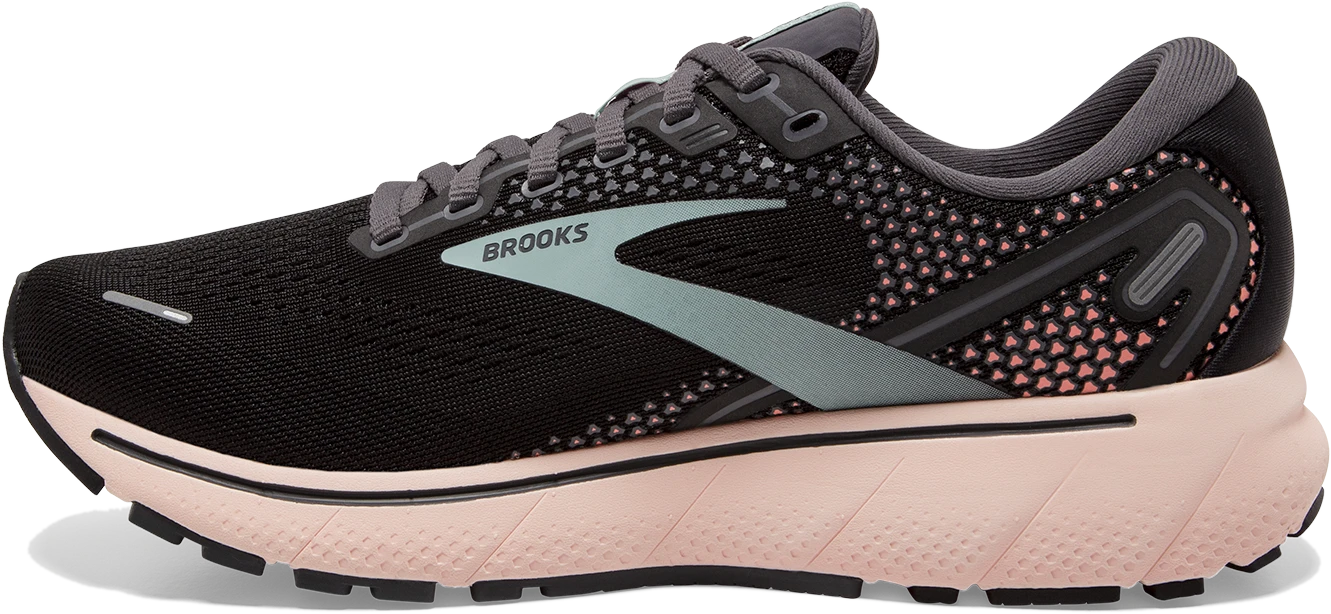 BROOKS Women's Ghost 14 (026 - Black/Pearl/Peach) 2 BROOKS Women's Ghost 14 (026 - Black/Pearl/Peach) - Image 2