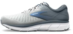 Brooks Women's Dyad 11 -BROOKS Shop brooks womens dyad 11 running walking shoe grey white blue 3