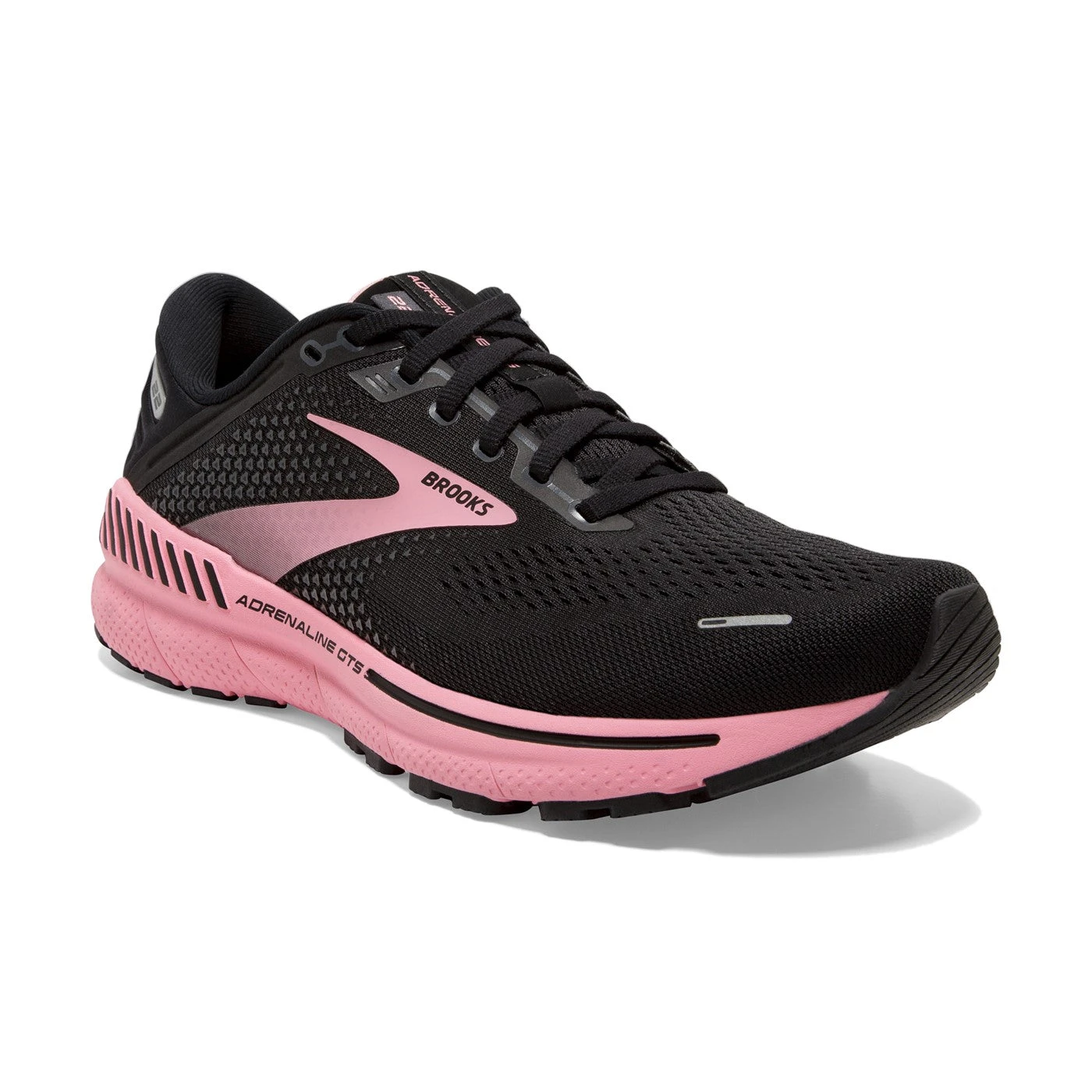 BROOKS Women's Adrenaline GTS 22 (054 - Black/Dianthus/Silver) 2 BROOKS Women's Adrenaline GTS 22 (054 - Black/Dianthus/Silver) - Image 2